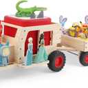 for Tonies Box Organizer Shelf Storage, for Tonie Shelf Magnetic, Compatible with Tonie Box 1/2 Player Tonies Figures Characters for Children, Display Collection 20~30 Characters - Tractor