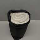 Rocking Chair Cushion - Chenille Fabric, High-Density Sponge, Durable Comfort Non-Slip Bottom Tufted Seat Pads with Ties, ChenilleOyster White, 44x19x4 inch