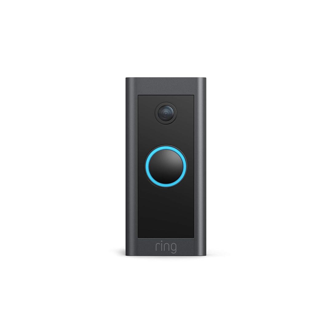 Ring Video Doorbell Wired, Use Two-Way Talk, Advanced Motion Detection, HD Camera, and Real-Time Alerts to Monitor your Front Door (Wiring Required), Pack of 1