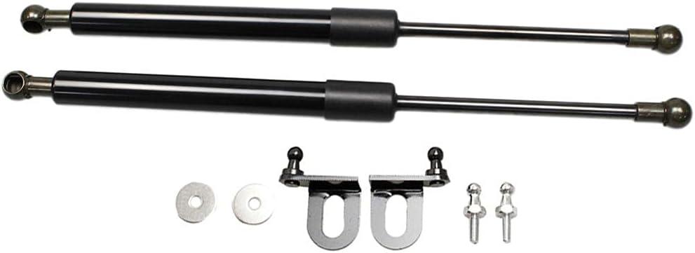 TSUBASA Lift Supports for Nissan 370Z Fairlady Z Z34 2009-2020 Front Hood Bonnet Modify Gas Struts Carbon Fiber Shock Dampers Spring Prop Rod Bar (2PCS) (Normal Black)