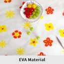 Non-Adhesive Shelf Liners for Kitchen Cabinets, Drawer Liner - Durable EVA Material with Patterns, Oil-Proof, Waterproof - Easy to Clean & Cut (Yellow Red, 11.8" W x 230" L)
