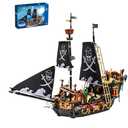 1328 Piece Pirate Ship Mini Building Kit, Creative Blocks of The Caribbean Adventure Construction Kits, Perfect Bricks Gift for Teens, Not Compatible with Major Brands