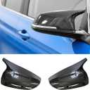 Carbon Fiber Side Mirror Caps Replacement for 2017-2022 B-MW 3 Series G20 320i 325i 330i 5 Series G30 525i 530i 540i M Sport Accessories