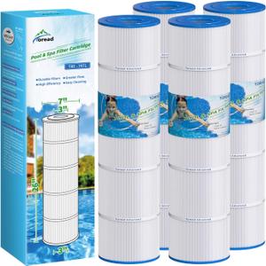 CCP420 Pool Filter Replaces Pentair Clean and Clear Plus 420, PCC105-PAK4, Ultral-A6, Unicel C-7471, R173576, Filbur FC-1977, 817-0106, 178584, 570-0425, 4X105 sq. ft. Cartridge 26"x7"