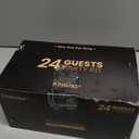 New Years Eve Party Supplies 2026 for 24, New Years Eve Party Decorations, a Banner, 12 Hat, 12 Glasses, 24 Blowouts, 12 Leis, 12 Necklaces 2 Foil Fringe Curtains,32 Inches "2026" Foil Balloons