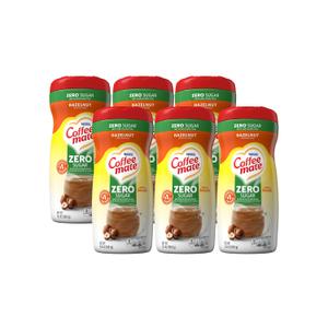 Coffee-Mate Coffee Creamer Zero Sugar Hazelnut, Pack of 6 (10.2 Ounce)
, Best By May 30, 2028