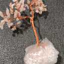 Rose Quartz Crystal Trees for Home Decor, Office Desk Decoration, Chakra Healing Crystals and Stone for Positive Energy, Money, Good Luck, Tree of Life Spiritual Birthday Gifts for Women and Mom