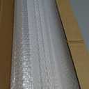 LazBlinds No Drill Zebra Blinds for Windows 33.5" W x 72" H, White