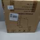 latifolia Solid Wood Nightstand, 2-Drawer Small Nightstand, Narrow Bedside Table with Shelf Storage(Nature, 9.84''W)