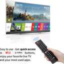 For LG Smart TV Remote Control Replacement,Universal for All LG OLED 3D Thinq TVs for AKB75095307 AKB75375604 AKB74915305 AK75675304 AKB76040302 AKB76037601 AKB75675313 with Battery