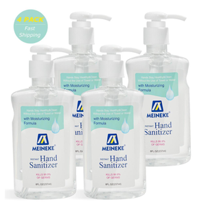 8 Fl. Oz. Advanced Hand Sanitizer Gel with 62% Alcohol Based,4 Pack