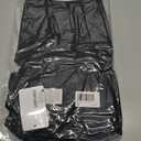 VIMPUNEC Ruffle One Shoulder Swimsuits for Women Striped High Waisted Two Piece Bathing Suits (Black, S)