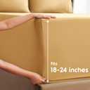 Nestl Extra Deep Full Sheet Set - 6 Piece Breathable & Cooling Sheets - Hotel Luxury Bedding Set w/18-24 Inch Deep Pockets - Easy & Secure Fit - Super Soft, Wrinkle Free & Comfy - Camel Gold