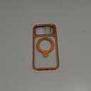 CASEKOO Pearlescent Shimmer 360 Spin Magnetic Stand for Glossy iPhone 17 Pro Max Case for Women, Fit for MagSafe, 17FT Drop Protection, Chic Design for 17 Pro Max Case with Stand, Cosmic Orange