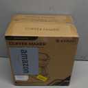 Amazon Basics 5 Cup Drip Coffee Maker, Coffee Machine with Glass Coffee Pot (0.8 Qt), Auto Shut-off, Auto Pause, Removable Filter Basket, Matte Black