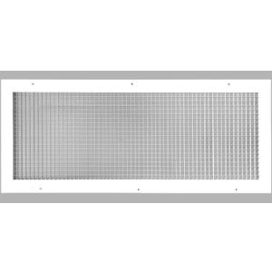 14" x 26" or 26" x 14" Cube Core Eggcrate Return Air Grille - Aluminum Rust Proof - HVAC Vent Duct Cover - White [Outer Dimensions: 16.75]