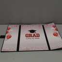 Graduation Guest Book 2026, Red Graduation Decorations, Graduation Guest Board A
