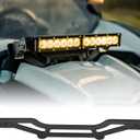 Kemimoto X3 Shock Tower Light Bar Mount Compatible with Can-Am Maverick X3 & X3 Max X RS Turbo R, Work with 10"-14" LED Front Light Bar Mounting Kit