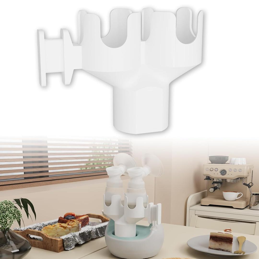Dual Organizer with Hose Management Compatible with New Spectra S1 Accessories, Features a Hose Management Arm and Space-Saving Design (Compatible with New Breast Pumps)