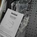 Computer Tower Stand with Power Strips, 4 Levels Manual Height Adjustable PC Tower Stand for Under Desk, Mobile Rolling CPU Holder, Computer Cart with Wheels, 24", Carbon Fiber Black