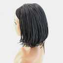 Headband Braided Wigs for Black Women Heat Resistant Fiber Soft Synthetic Short Bob Box Braided Wig African American Braids Wigs with Headband (10 inches)