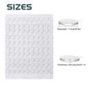 Adhesive Stick dots Two-Sided Sided Mounting Putty Stick Tack for Wall Hanging Crafts Balloons Festival Party Decorations,Clean Removable(0.4"*0.4"-700)