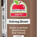 Apple Barrel Paint Acrylic, 16 oz, Nutmeg Brown, Best By 12, 2024