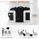 LOVEVOOK 40L Travel Backpack for Women & Men, Carry on Backpack for Airplanes, TSA Personal Item Travel Bag fits 17" Laptop, Waterproof Travel Essentials Flight Approved with 2 Packing Cubes, Black