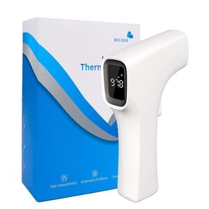 Touchless Thermometer for Adults, Digital Infrared Thermometer Gun with Fever Alarm, Forehead Thermometer, 2 in 1 Mode, Fast Accurate Results White