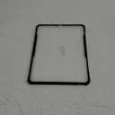 TineeOwl iPad Air 11 Inch Case M3/M2 (2025/2024), 5/4 Gen 10.9 inch (2022/2020), Ultra Thin, Matte Clear, Supports Apple Pencil Charging and Touch ID, TPU Bumper (Black/Matte Back)