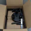 3-Light Ceiling Light Fixture, Black Semi-Flush Mount Chandelier with Geometric Metal Shade, Farmhouse Industrial Lighting for Kitchen Living Room Bedroom Hallway Foyer, E26 Base