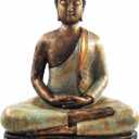 Buddha Statue for Home Decor.12" Buddha Statue (The Moment of Enlightenment) Meditation Buddha,Collectibles and Figurines,Yoga Zen Decor,Spiritual Living Room Decor,Hindu and East Asian Dcor