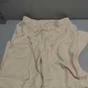 GRAPENT Wide Leg High Waisted Pants for Women Beige Wide Leg Pants for Women Light Beige Size Medium US 8 to 10 (M)