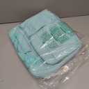 Zipper Binder 3 Ring with Shoulder Strap, 700 Sheets Capacity 3 Inch Binder with Zipper Fits 13 Inch Laptop for School and Office,Mint Green