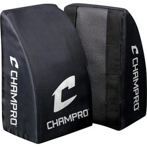 Champro Catcher's Knee Support (Black, Youth)
