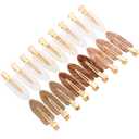 18pcs No Crease Hair Clips, No Bend Hair Clips, Non Dent Creaseless Flat Clip for Styling and Makeup,Women Girls Accessories Mixed Colors