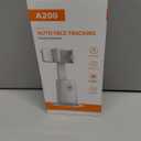 Auto Face Tracking Tripod 360 Rotating Phone Stand with Tripod Heads, No App, Remote & Gesture Control, Tripods & Monopods Compatible, Rechargeable Smart Shooting Stand for Tiktok Live RecordingWhite