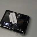 LETURE 2 Pieces Velvet Jewelry Gift Boxes for Necklace Pendant Earring Bracelet, Small Jewelry Storage Display Case for Christmas Wedding Engagement Birthday Anniversary (Black)