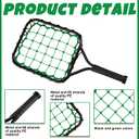 Meooeck Baseball Fungo Racket Light Weight Bat Racket 12 oz Fungo Bat Baseball Softball Training Equipment for Coaches Youth Parents Drills Control and Accuracy Practicing, Black Green, One Size