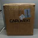 Carlimeki Leather Seat Covers Custom Fit for Tundra 2014-2021 CrewMax SR, SR5, Limited, Platinum, 1794 Edition, TRD Pro, Capstone - Premium Faux Leather Fully Covered - Camo Black