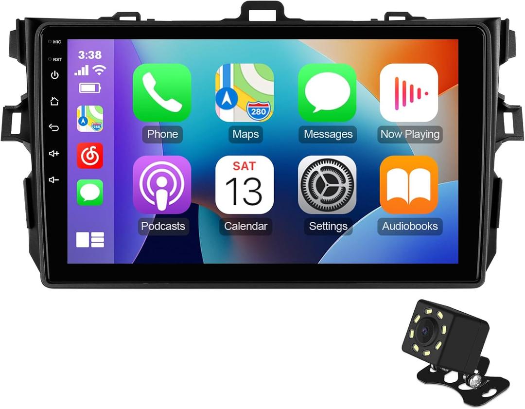 9 Inch IPS Touchscreen Android 13 Car Stereo for Toyota Corolla 2009-2013 with Wireless CarPlay & Android Auto 2+32GB Car Radio, Support WiFi 6, Bluetooth,5.4, FM Radio, Backup Camera, SWC 9 Inch IPS Touchscreen Android 13 Car Stereo for Toyota Corolla 2009-2013 with Wireless CarPlay & Android Auto 2+32GB Car Radio, Support WiFi 6, Bluetooth,5.4, FM Radio, Backup Camera, SWC