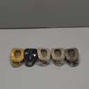 Mesovor 5 Pack Flat Hair Claw Clips, 4.33" Nonslip Large Round Lay Flat Hair Clips | Strong Hold French Flat Hairclips for Lying Down, Yoga, Driving (Neutral Matte)