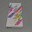 2 x YWXTW EZ Alignment for Samsung Galaxy Z Flip 6/Z Flip 7 FE Screen Protector, 2 PCS Front Tempered Glass Cover Screen Protector+1 Set Camera Lens Protector, Bubble Free & Anti Scratch (Multi-Coloured 1+2)