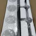 4 Light Modern Bathroom Light Fixtures Over Mirror, Black Vanity Lights for Bathroom Wall Sconces with Milky White Glass Shades, E26 Socket (Bulbs Not Included)