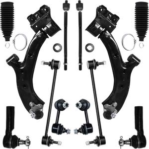 12Pcs Suspension Kit Control Arm Ball Joint for Honda CR-V 2007-2011