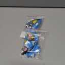 2 x 5Pcs 0.4in/10mm Diameter Cute Silicone Straw Covers Cap for Stanley Cup, Dust-Proof Drinking Straw Reusable Straw Tips Lids. (Jerry & Smurf Family)