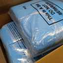 Xuhal 150 Pack Disposable Isolation Gowns PPE Gowns Disposable Bulk Fully Closed Double Tie Back Elastic Cuffs for Home Isolation, Labs, Dental, Beauty Agencies, Tattoo Practices, Unisex (Blue)