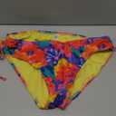Ocean Blues Women's Full Coverage Swim Bottom Tie Sides Bikini Bottom (Large, Colorful Floral)