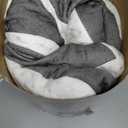 Memory Foam Pillows, Cervical Pillow for Neck and Shoulder Pain Relief, Ergonomic Contour Bed Pillow, Soft for Side Sleep Stomach Sleeping and Back Sleeper (Queen Size-24.8''Lx14.96''Wx5.78''H, Grey)