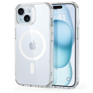 ESR for iPhone 15 Case for MagSafe, Anti-Yellowing, Clear | Ultra Slim, 3X Military-Grade Drop Protection, Magnetic Phone Case, Impact Absorbing, Resists Scratches